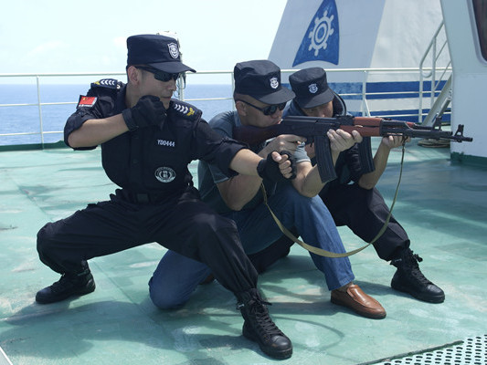 海保隊(duì)員日常訓(xùn)練銀盾海保應(yīng)急演練