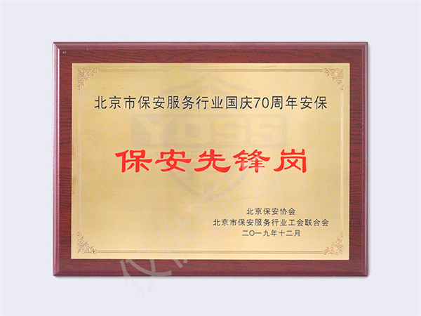 北京銀盾保安服務有限公司2019年保安先鋒崗