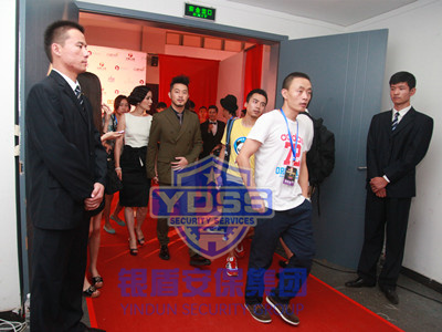 銀盾集團(tuán)為-沙溢-提供安全護(hù)衛(wèi)服務(wù)