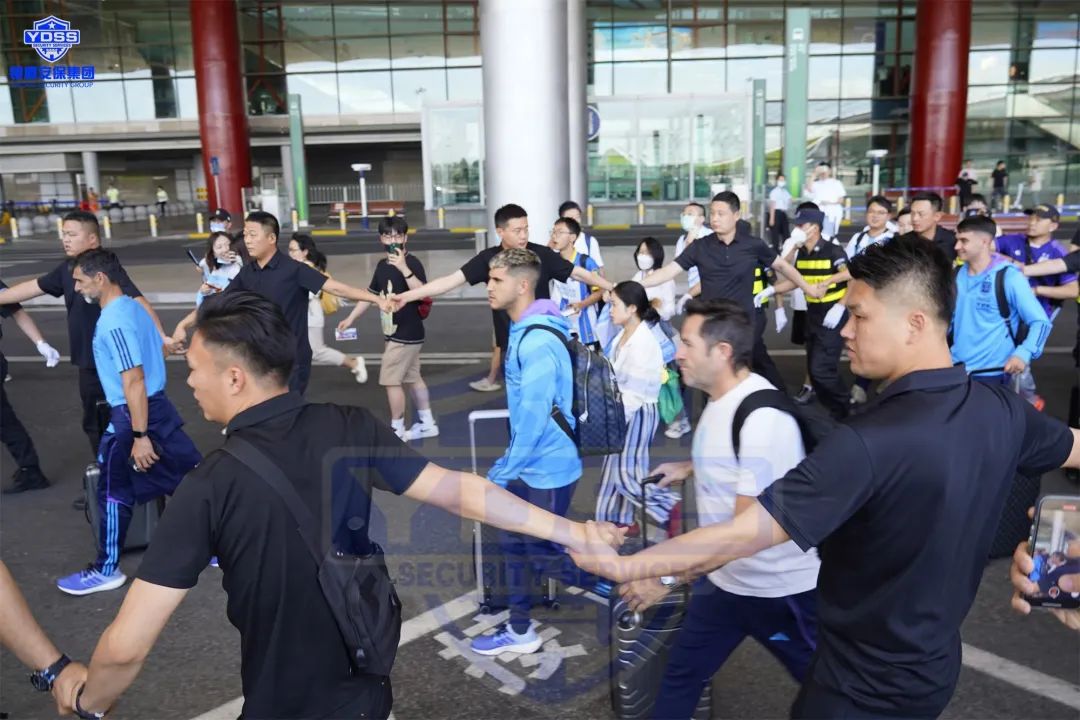 北京銀盾保安服務(wù)公司護航2023阿根廷VS澳大利亞 國際足球邀請賽梅西中國行